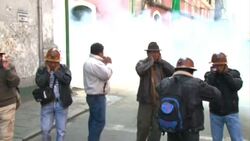 LARGEST MINING UNION PROTESTS LEASE CONDITIONS TO SWISS COMPANY News Clip