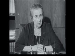 SYND 15-4-69 GOLDA MEIR, DOES NOT BELIEVE THERE IS A DANGER OF AN EXPLOSION IN THE MIDDLE EAST Instructional Video