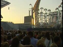 Robbie Williams opens his European tour before a sellout crowd News Clip