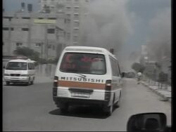 Israeli helicopters fire rockets at Gaza City News Clip