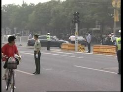 President Bush attends Sunday church service in Beijing News Clip