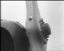 PLANE WITH SINGLE-BLADE PROPELLER. News Clip