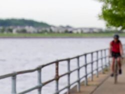 Joy Bikes Past 1 Stock Footage