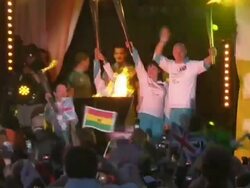 Paralympic Torch Lit in Stoke Mandeville News Clip