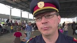 CLEAN : Austrian Railways suspends Hungary services due to migrants News Clip