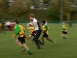 Prince Harry Attends Rugby Festival In Salford News Clip