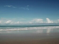 Jogging at the beach (HD 720) Stock Footage