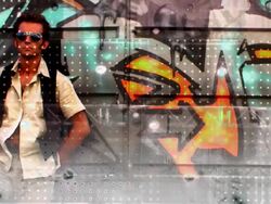 Graffiti punk Stock Footage