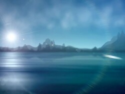 Tranquil lake Stock Footage