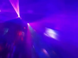 HD Dancing in the Disco Lights (Zoom Effects) Stock Footage