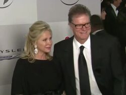 Richard and Kathy Hilton at the NBC Universal's 68th Annual Golden Globes After Party at Beverly Hills CA. (Footage by WireImage Video/GettyImages) Stock Footage
