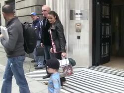 SIGHTED: Chris Evans & Natasha Shishmanian Stock Footage