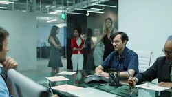 Women Excluded from Meeting Stock Footage