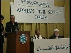 Afghan women lobby for a fair say in how their country is run News Clip