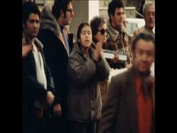 SYND 9 3 80 ANTI-AMERICAN DEMO OUTSIDE UNITED STATES EMBASSY IN TEL AVIV News Clip