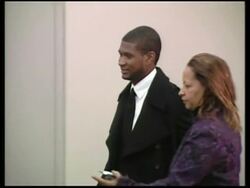 Usher and Stevie Wonder attend memorial service News Clip