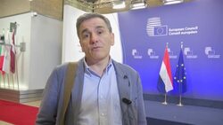 Greek finance minister welcomes loan deal News Clip