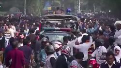 CLEAN : Bangladesh: Demonstrations after opposition leader jailed News Clip