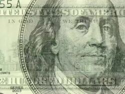 USA 100 dollar bill composite Stock Footage