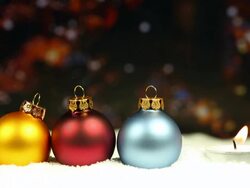 Christmas ball decoration Stock Footage