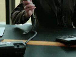 CU TD TU Businesswoman working at desk / Portland, Oregon, USA Stock Footage