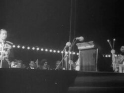 King Constantine II celebrates Orthodox Easter Stock Footage