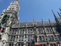 Munich town hall Stock Footage