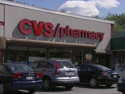 CVS Pharmacy on Central Park Ave. Stock Footage