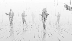 data silouhettes Stock Footage