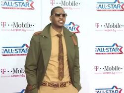 Carmelo Anthony at the T-Mobile Magenta Carpet At The 2011 NBA All-Star Game at Los Angeles CA. (Footage by WireImage Video/GettyImages) Stock Footage