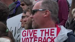 Trump Supporters Rally Against Colorado GOP Instructional Video