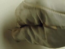 CU Shot of putting hook after drilling on wall Stock Footage