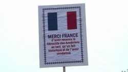 CLEAN : Parisians march for justice on centenary of Ottoman massacres News Clip