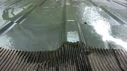 Roof cleaning Stock Footage