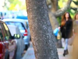 HD: Shopping In The City Stock Footage