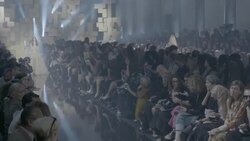 RUNWAY 4K - at Elie Saab Haute Couture Stock Footage