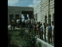 SYND 24-4-72 ISRAELI HEALTH OFFICIALS VACCINATING WEST BANK ARABS AGAINST SMALLPOX News Clip