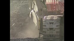 Open cast mining at a diamond mine News Clip