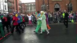 Team GB olympians in parade through Manchester News Clip