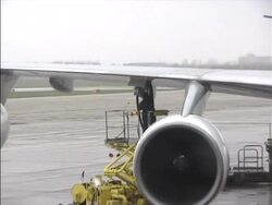 Fueling a Jet Stock Footage