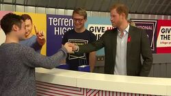 Prince Harry attends the opening of Terrence Higgins Trust HIV testing pop-up shop News Clip