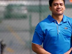 Joe's Tennis Backhand - Match Cut Stock Footage