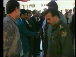 Various - Arafat Arrives Back In Gaza News Clip