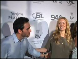 Nick Lachey and NASCAR champion Jimmie Johnson host a party to kick-off a celebrity golf charity event News Clip