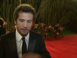 INTERVIEW Guillaume Canet on showing his film outside of France, on the protests, on becoming a successful director, on the movie at the Little White Lies (Les Petits Mouchoirs) Premiere (Footage by WireImage Video/GettyImages) Stock Footage