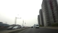 beijing rush hour commute Stock Footage