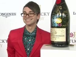 Christian Siriano at  Moet & Chandon Toasts The 139th Kentucky Derby Stock Footage