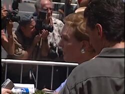 Premiere of 'The Princess Diaries' Stock Footage