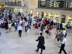 VIDEO: Grand Hall of Grand Central Terminal Stock Footage