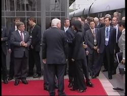 WRAP Security ahead of G8 meeting; ADDS FMs arriving News Clip